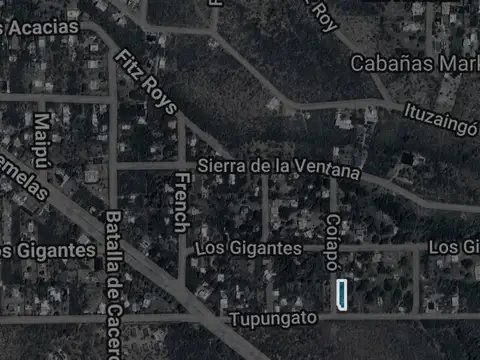 Terreno en Venta en Capilla del Monte, USD 13.000