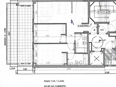 Departamento en Venta de 2 dormitorios