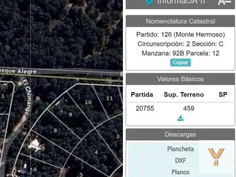 Terreno en Venta en Monte Hermoso, USD 42.000