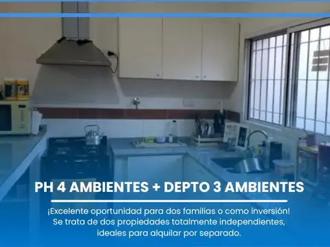 PH en Banfield, ph 4 amb con cochera, ph   depto de 3 ambientes en banfield, cochera