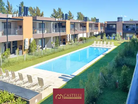 Departamento 2 ambientes en venta pb con jardin  Cañada Village III, pilar