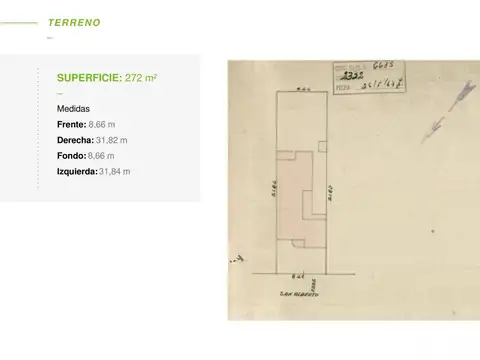 Terreno en Venta de 276,0 m2