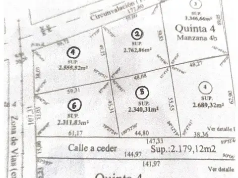 Circunvalacion e/ 32 y 34