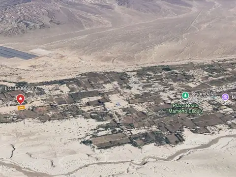Terreno en Venta en Fiambala, USD 26.000