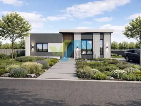 Moderna casa con pileta en Pilar del Este
