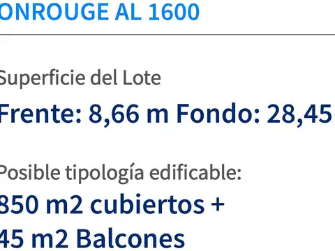 Terreno en Venta de 246,0 m2