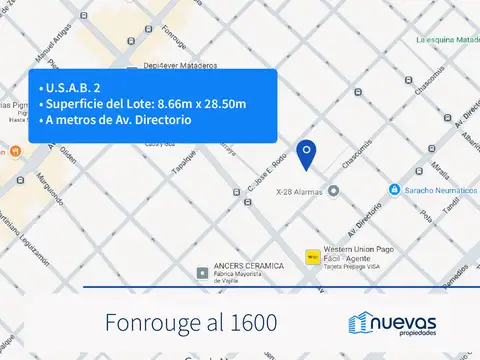 Fonrouge al 1600