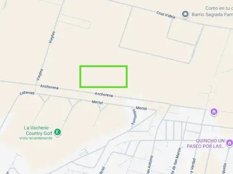 Anchorena y Vieytes frente a Golf la Vacaherie