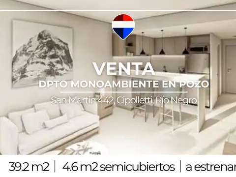 Venta Monoambiente en Pozo, Edificio SM 442, Cipo