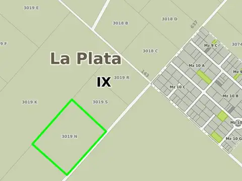 Calle 637 y 143   Arana , La Plata