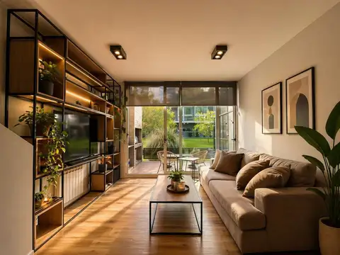 VENTA: Casa de dos dormitorios, cochera y vista al río en Condominio, Alberdi