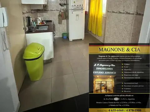 Departamento en Venta de 3 ambientes