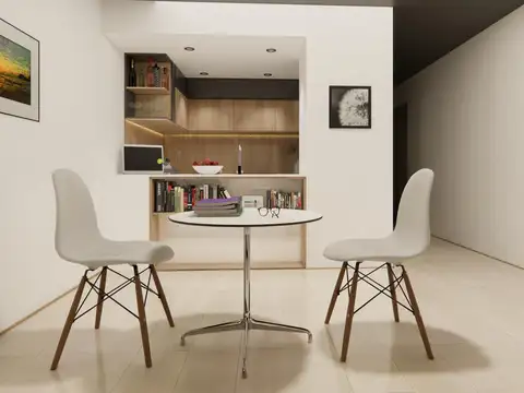 Monoambiente en venta con balcón en centro Rosario