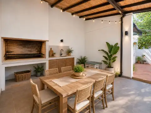 CASA EN VENTA CON TERRAZA, QUINCHO. GRAN POTENCIAL