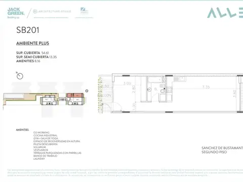 Departamento en Venta con 1 cocheras