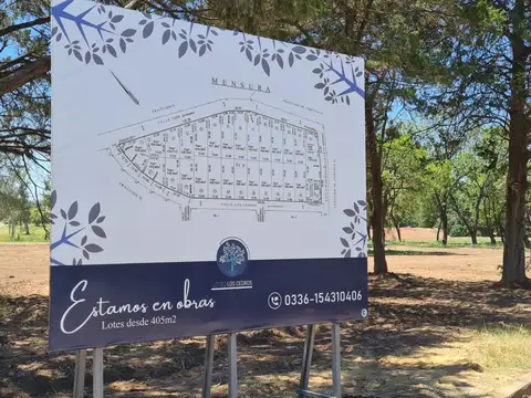 Terreno en Venta 15  mts Frente