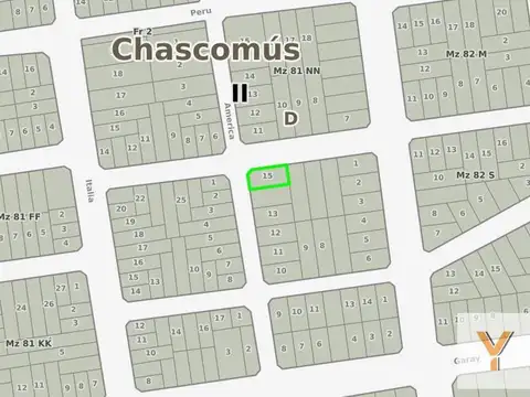 Terreno en Venta en Chascomus, USD 15.000