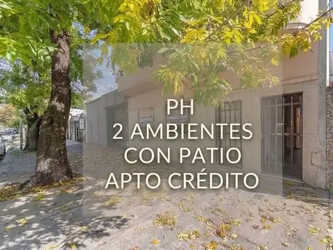 VENTA DEPARTAMENTO 2 AMBIENTES CON PATIO FLORES