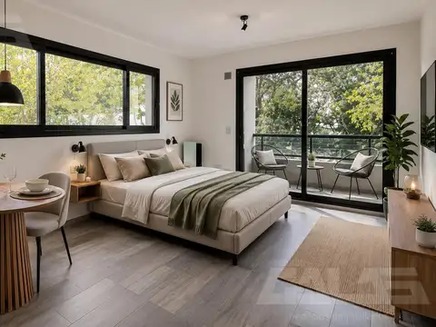 Monoambiente Premium a Estrenar con Cochera y Piscina en Ituzaingó Norte
