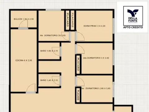 Departamento en Venta en Villa Crespo, USD 238.999