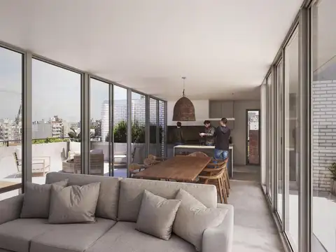 Departamento Monoambiente con 1 baño