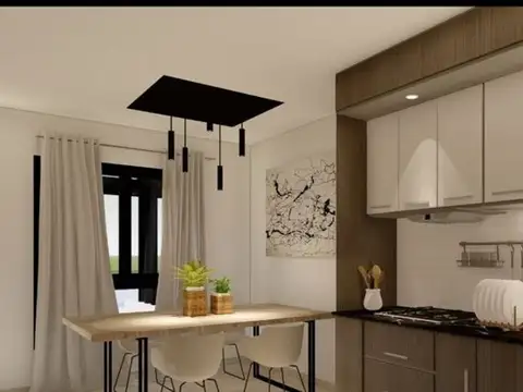 Depto Tipo Casa 3 ambientes con 1 baño
