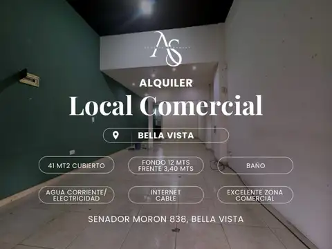 LOCAL EN ALQUILER EN BELLA VISTA