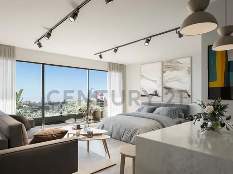 Departamento Monoambiente con 1 baño