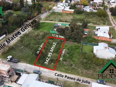 Terreno - Calle  Paseo de Julio lote 13- con escritura - Belen de Escobar