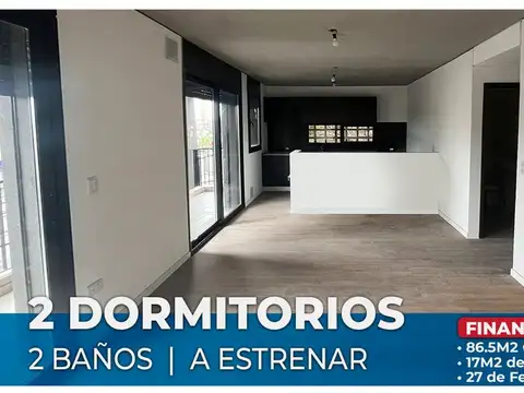 VENTA DEPTO 2 DORMITORIOS 27 DE FEB. ESQ PTE. ROCA