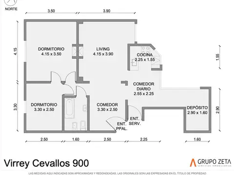 Departamento en Venta de 3 ambientes