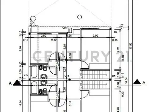 Almafuerte 1900, Piso 2