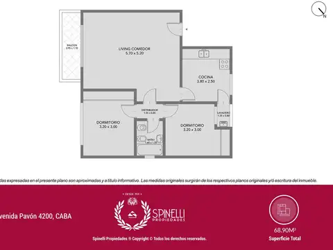 Departamento en Venta 20 años