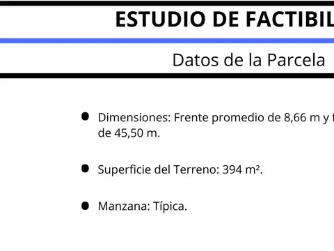 Terreno en Venta de 397,0 m2