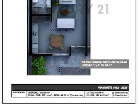 Departamento en Venta en Rafaela, USD 80.000