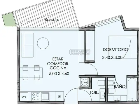 Departamento  en Venta ubicado en Vicente López, G.B.A. Zona Norte, Argentina