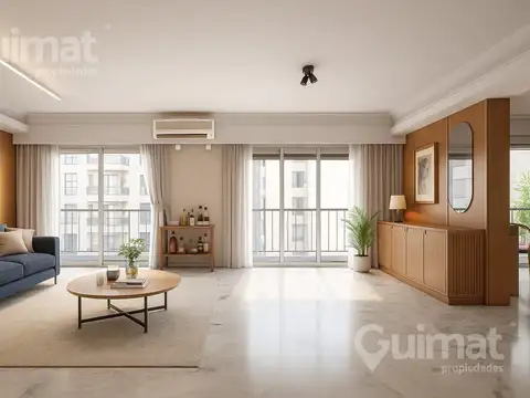 184m2 - Arroyo 800 - 4 Amb c/ Dep y cochera - Doble Circulacion