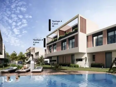 Dúplex en venta 3 dormitorios c/ cochera en Jardines de Carrasco