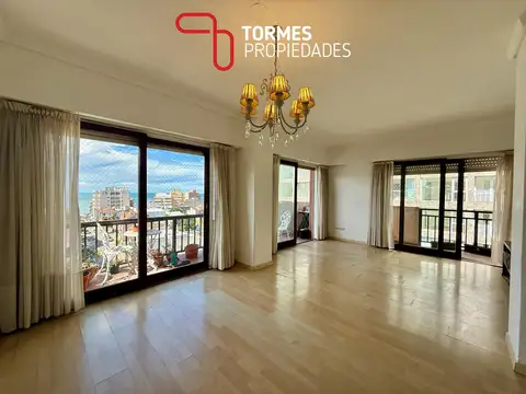 VENTA Piso 4 ambientes con balcón corrido y vista al mar en la Loma de Santa Cecilia, Mar del Plata