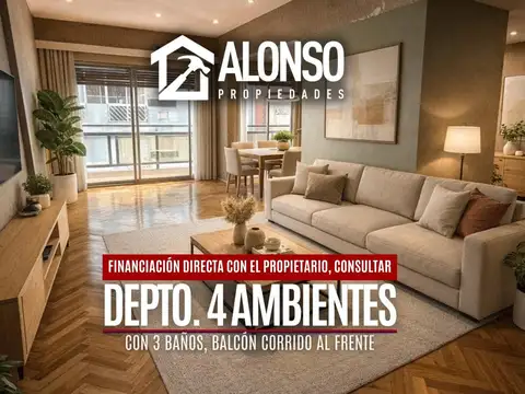 DEPARTAMENTO 4 AMBIENTES CON BALCÓN EN VENTA EN LANUS