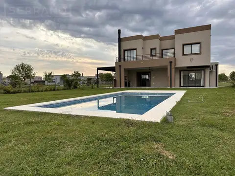 Casa en alquiler anual de 5 ambientes a estrenar con pileta en Haras Santa María, Escobar