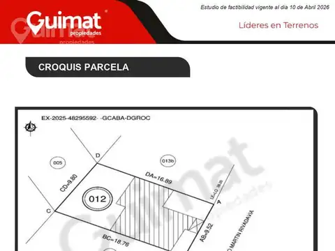 Terreno en Venta de 170,0 m2