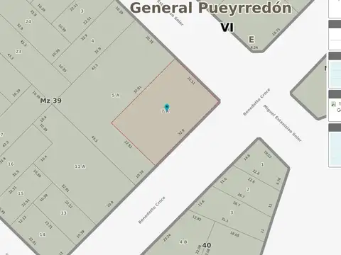 Terreno en Venta de 740,0 m2