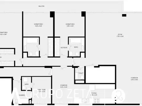 Departamento en Alquiler de 3 dormitorios