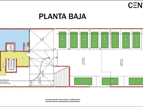 Edificio desde el Pozo en Calle San Martin 472