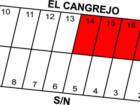 4 Lotes en Block: El Cangrejo E/ S/n y S/n - Pavón - B789