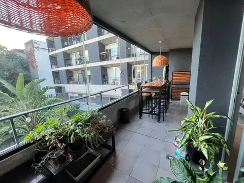 Monoambiente alquiler Villa Urquiza DOHO | Amoblado, balcón terraza, parrilla y cochera