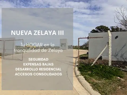 VENTA LOTE NUEZA ZELAYA III