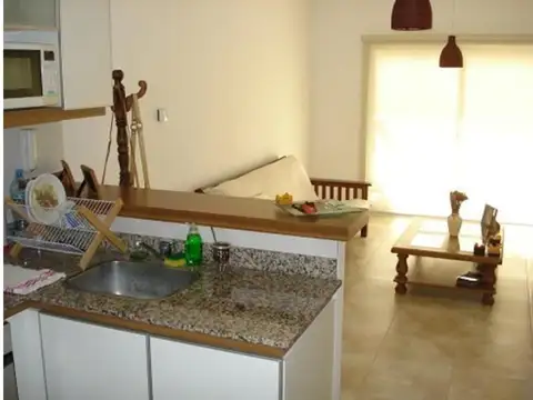 Departamento 2 ambientes con 2 baños