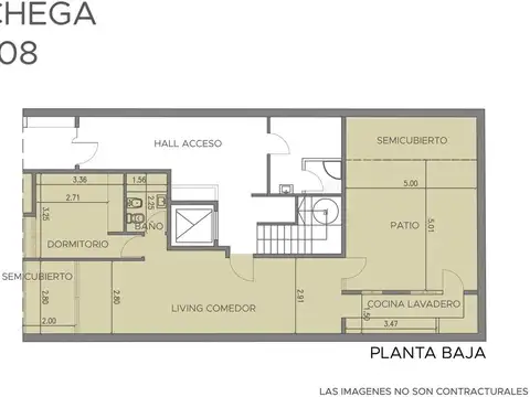 Departamento en Venta de 2 ambientes
